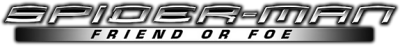 Spiderman Friend or Foe logo for PSP